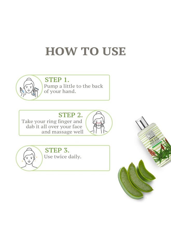 AQUA SHUI WATER - Aqua Shui Water Pure Aloe vera Body Lotion | 24-Hour Moisturization | Fast-Absorbing Daily Moisturizer for Glowing Skin | Suitable for Men & Women | 150ml | - Image 1
