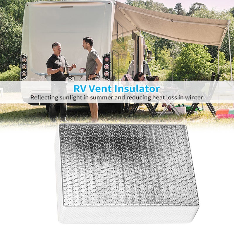 Rv Vent Insulator 14X14X3 Inch Superior Heat Reflection & Insulation Rv Skylight Insulator - Custom Fit Snug Seal Rv Roof Vent Insulator for Rv Camping & Year-Round Use - Image 3