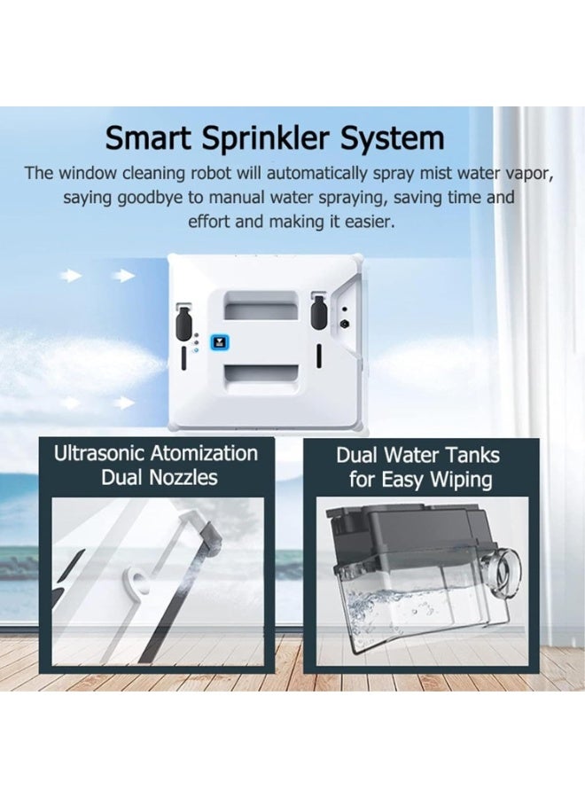 Taalk Smart Automatic Window Cleaning Robot – Dual Water Spray & Laser Navigation - Image 2