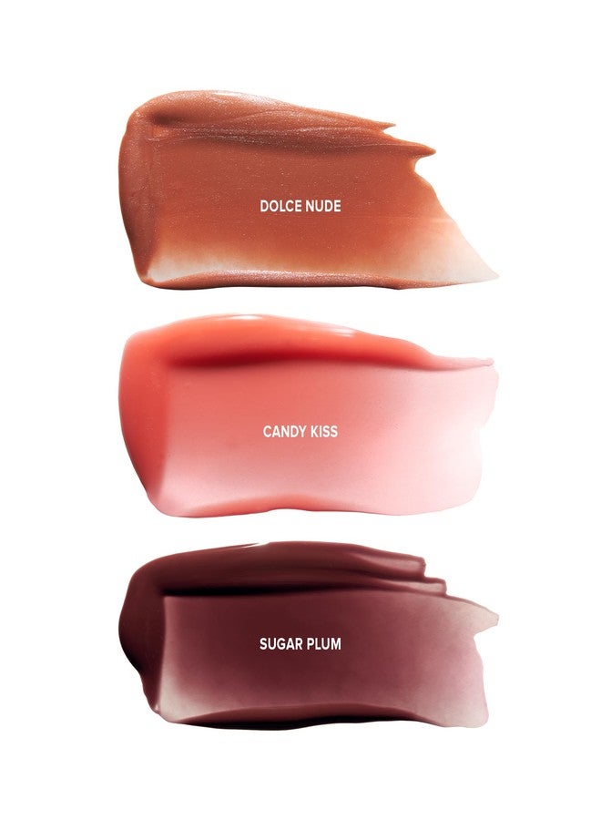 نوديستكس مجموعة مرطبات الشفاه Nudestix Hydrating Peptide Lip Butter Tint - مجموعة مرطبات شفاه لامعة من 3 قطع مع الأفوكادو وزبدة الشيا والببتيدات | ألوان شفاه نيود مرطبة وممتلئة | نظيفة، نباتية، وخالية من القسوة - Image 2