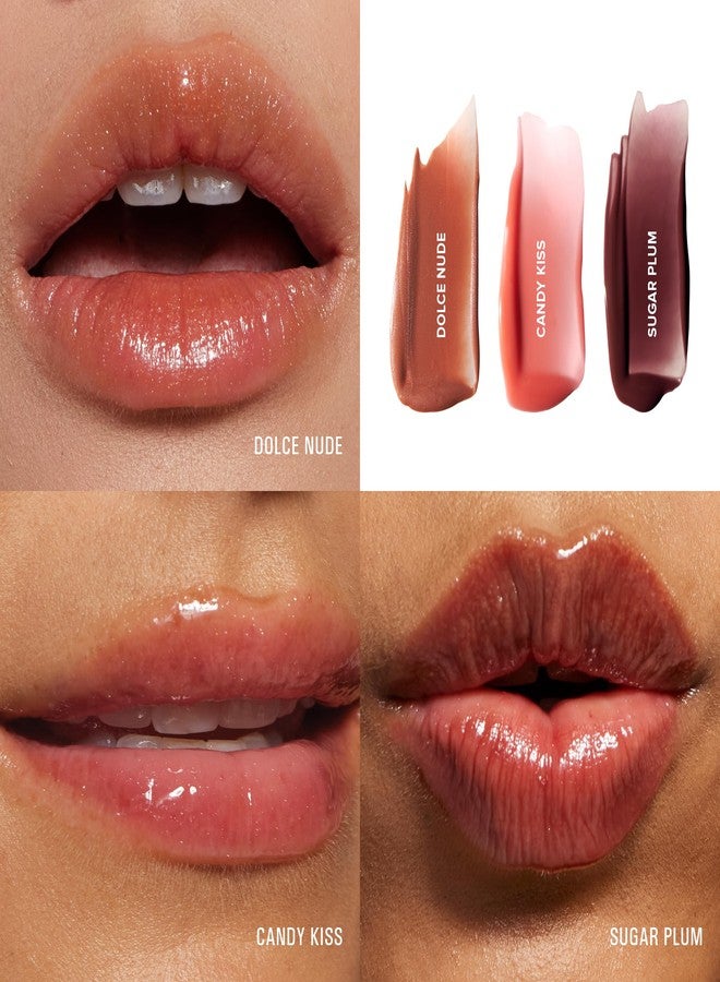 نوديستكس مجموعة مرطبات الشفاه Nudestix Hydrating Peptide Lip Butter Tint - مجموعة مرطبات شفاه لامعة من 3 قطع مع الأفوكادو وزبدة الشيا والببتيدات | ألوان شفاه نيود مرطبة وممتلئة | نظيفة، نباتية، وخالية من القسوة - Image 4