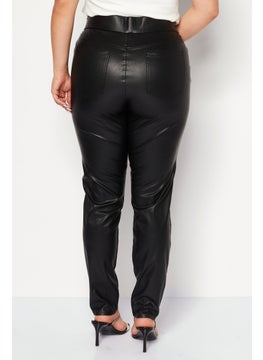 Gloria Vanderbilt Women Slim Fit Solid Straight Leg Pants, Black  - Image 3