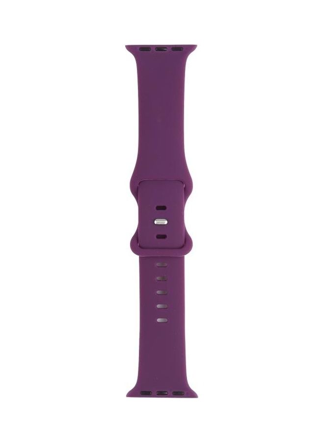 NIBEMINENT Double Wear Rivets Replacement Watchbands For Series 7/6/5/4/3/2/1/SE 38/40/41mm Purple - Image 1