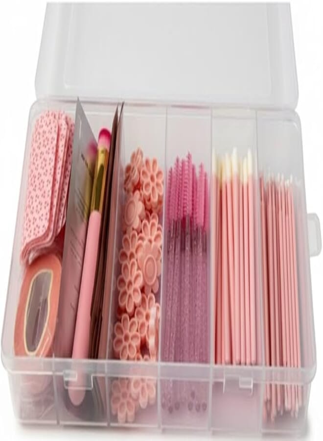 Eyelash Extensions Supply Kit with 50 Pairs Eye Gel Pads