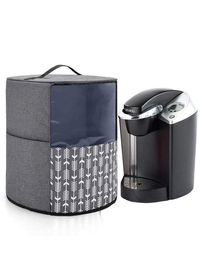 Coffee Maker Dust Cover Compatible With Keurig Kclassic And Kselect Visible Coffee Machine Cover With Pockets And Top Handle Gray With Arrow - pzsku/Z7E24A863D907CE8EA2B6Z/45/_/1686211417/94d95f48-468e-4eba-9a59-03a51eacb016