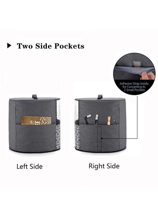 Coffee Maker Dust Cover Compatible With Keurig Kclassic And Kselect Visible Coffee Machine Cover With Pockets And Top Handle Gray With Arrow - pzsku/Z7E24A863D907CE8EA2B6Z/45/_/1686211420/7a498342-8462-45fe-9f7a-7090322a955f