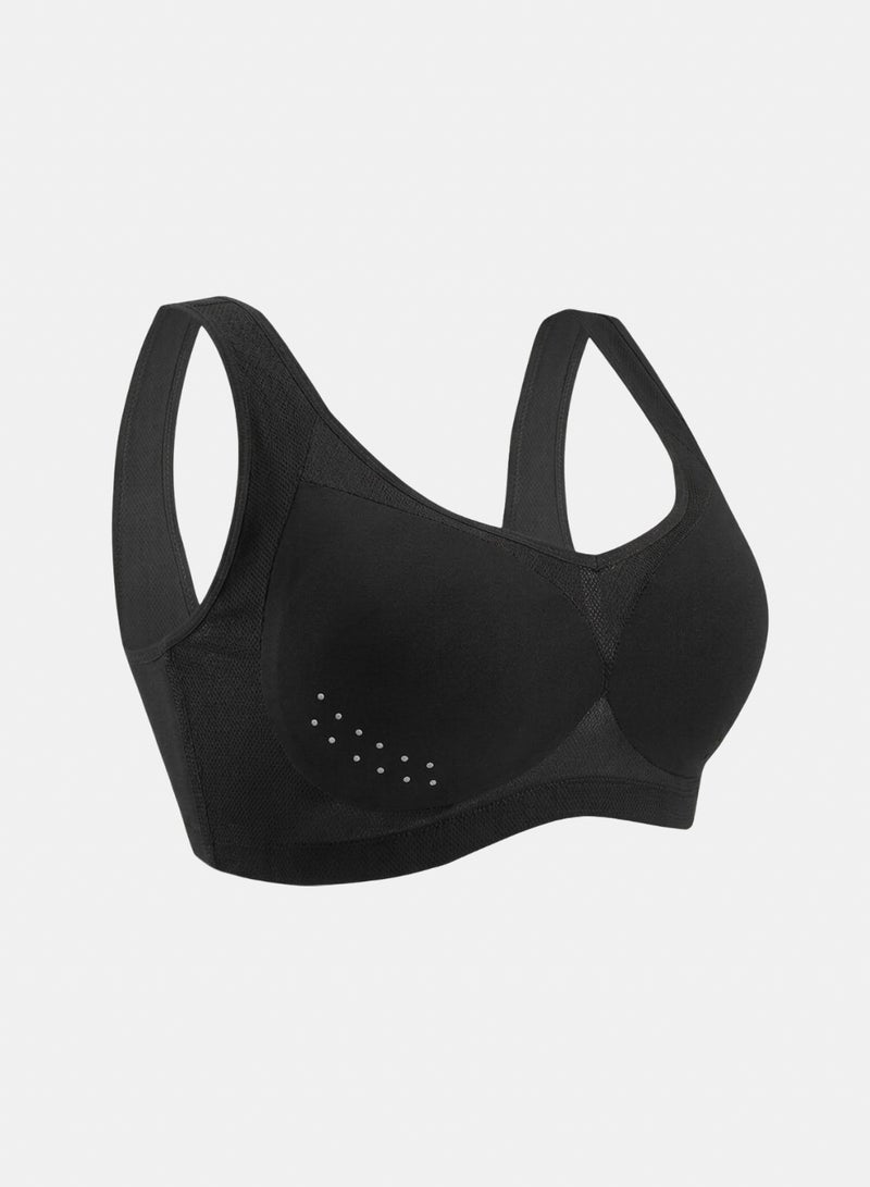 Seamless Wireless Bra for Women, Breathable Padded Bra with Removable Cups, Full Coverage Comfort Bra, Stretchy Soft Support, Everyday Wear, Plus Size Friendly - Image 1