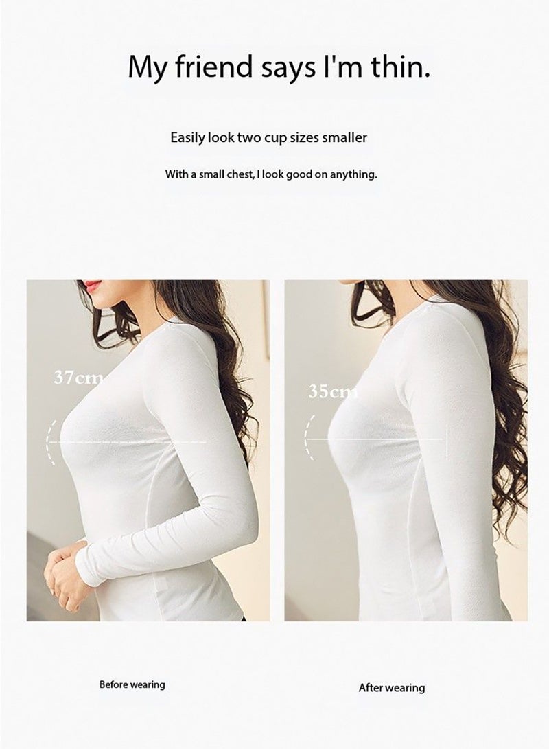 Seamless Wireless Bra for Women, Breathable Padded Bra with Removable Cups, Full Coverage Comfort Bra, Stretchy Soft Support, Everyday Wear, Plus Size Friendly - Image 5