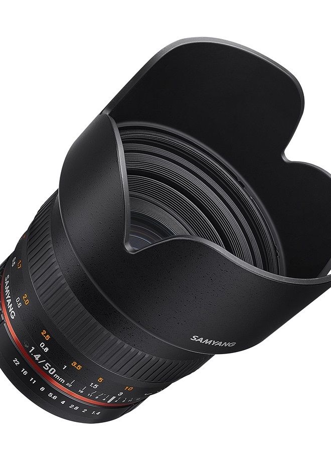 Samyang SY50M-N Telephoto Fixed Prime 50mm F1.4 Lens for Nikon Digital SLR  - Image 2