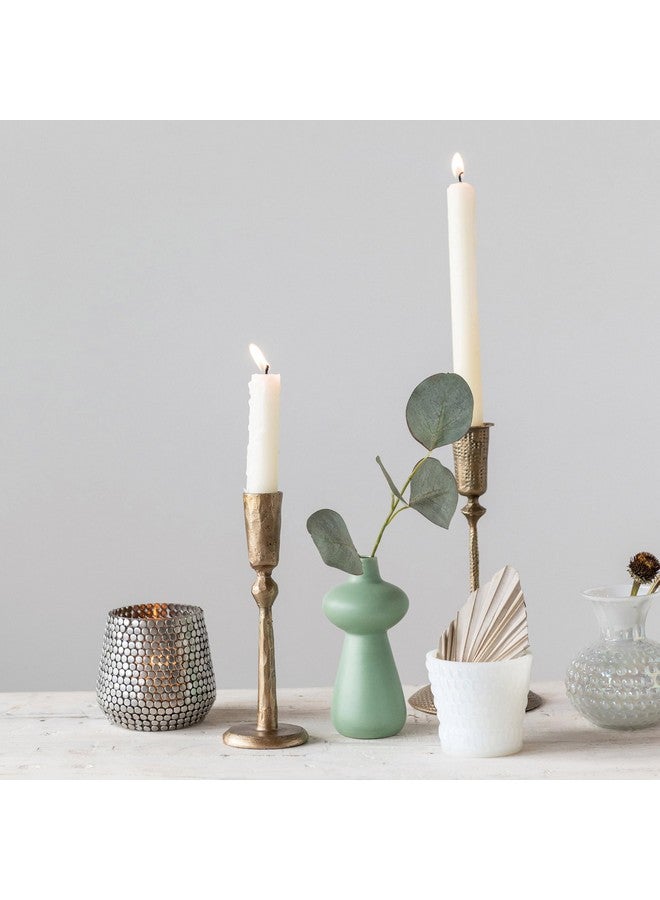 Creative Co-Op Hand-Forged Metal Taper, Antique Brass Finish Candle Holder - Image 5