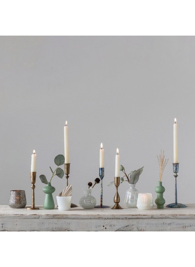 Creative Co-Op Hand-Forged Metal Taper, Antique Brass Finish Candle Holder - Image 3