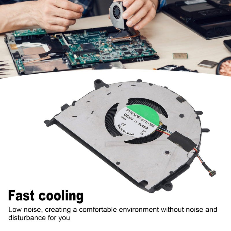 Laptop CPU Cooling Fan Replacement Aluminum Alloy ABS Rapid Cooling Noiseless Performance For D14 HK Part EG70040S1 C111 S9A - Image 4
