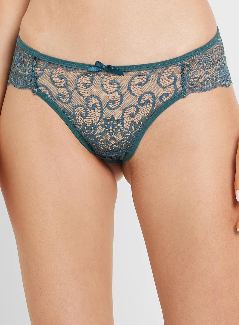 ELLA 3 Pack Lace Cheeky Brief
