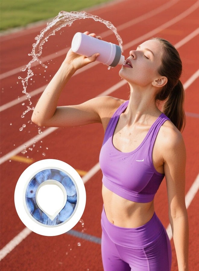 KalamkariX Water Bottle Flavor Ring, Flavor Ring, Blueberry Scented Pod for Enhanced Hydration During Workouts, Office and Study Sessions, Reusable Aroma Infuser - Image 5