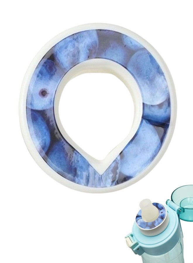 KalamkariX Water Bottle Flavor Ring, Flavor Ring, Blueberry Scented Pod for Enhanced Hydration During Workouts, Office and Study Sessions, Reusable Aroma Infuser - Image 1