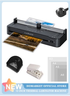 Thermal Laminator Machine A3 with Build in Paper Trimmerfor Hot and Cold A4 Laminator for Office Home School