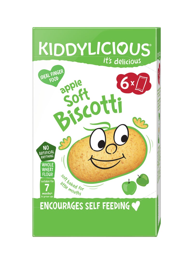 Kiddylicious Yummy Baked Apple Soft Biscotti For Kids - Image 1