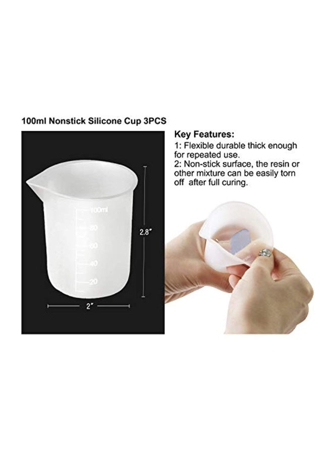 Loquat 43-Piece Fine Art Tool Set White/Silver/Beige - Image 2