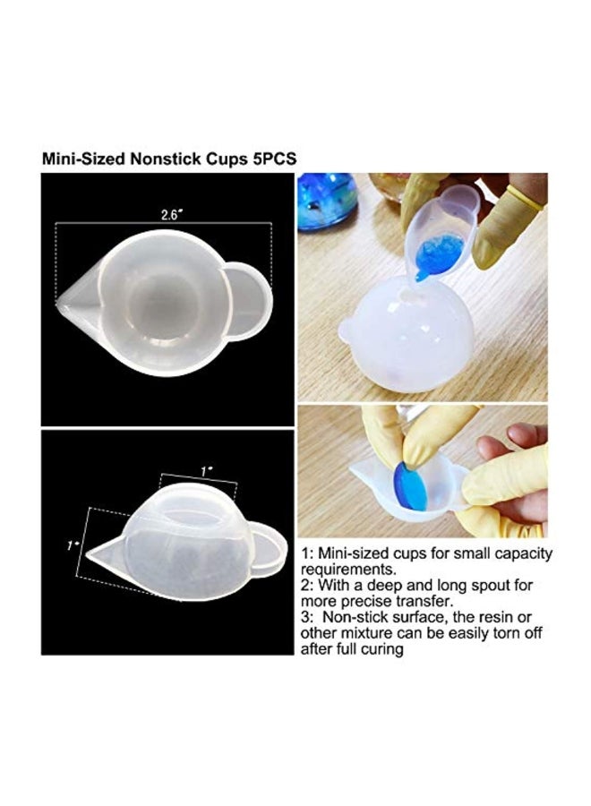 Loquat 43-Piece Fine Art Tool Set White/Silver/Beige - Image 3