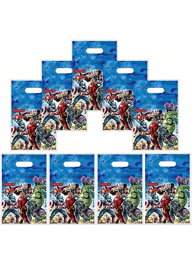 30 Pcs Superhero Party Gift Bags, Avenger Style Portable Handle Bags, Kids Birthday Party Favors, Boys Cosplay & Eid Party Decor - Image 4