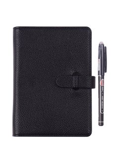 Reusable Smart Notebook Hardcover With Erasable Pen Black