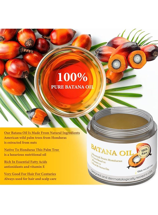 Raw Batana Oil - 100% Natural And Organic Hair Growth Oil Solution For Men And Women, Raw, Unrefined, Enhances Thickness, Prevents Hair Loss - Image 4