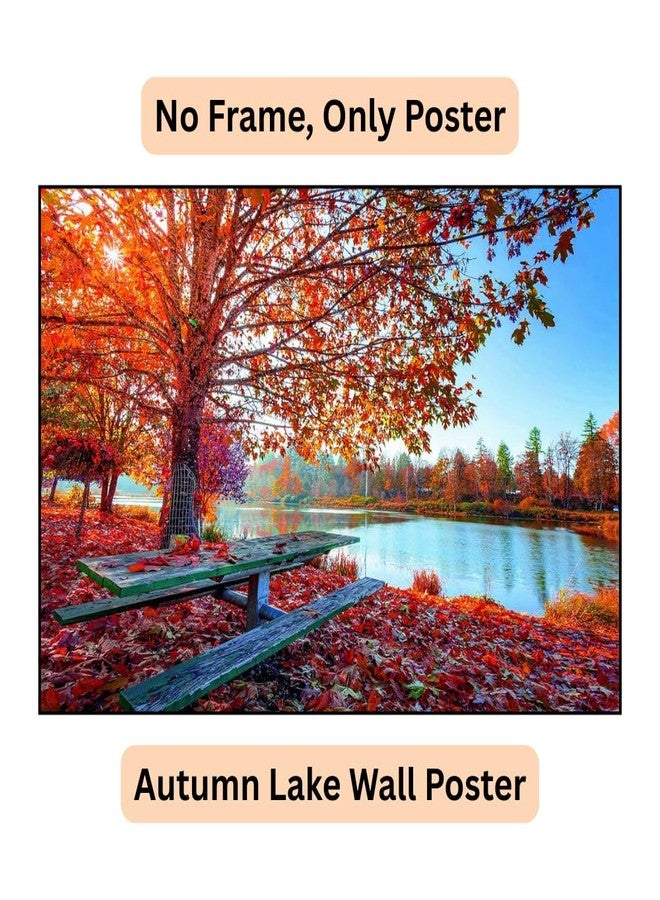 Print Panda Fabulous Landscape Nature's Color Canvas wall Poster for Home Decor, Living Room, Bed Room, Kids Room, Play Room, Restaurant, Hotel (Self Adhesive Vinyl, Water Proof) - Image 4