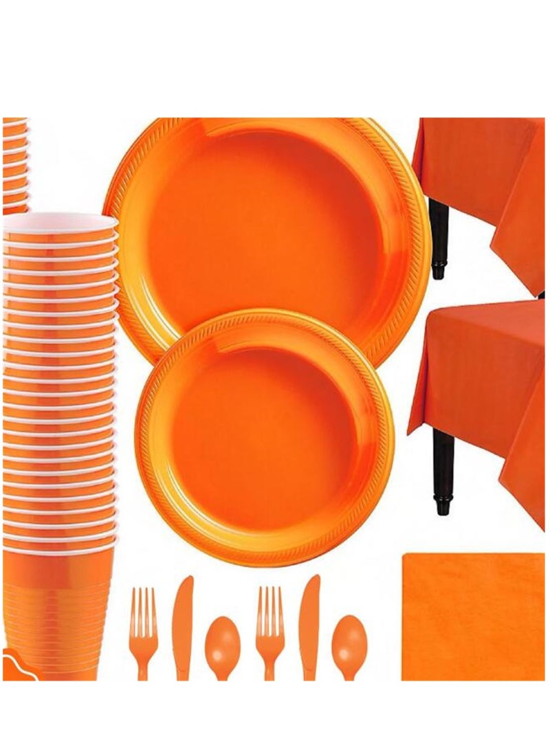 73Hours Party set disposable plastic plates cups birthday party decoration for 20 people - Image 3