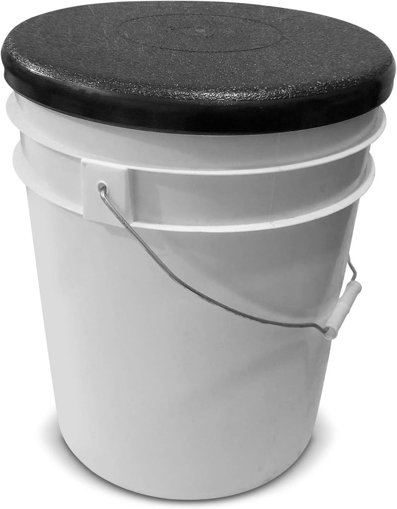 BUCKET PROS Black Lid Seat for 5 Gallon Bucket - Image 3