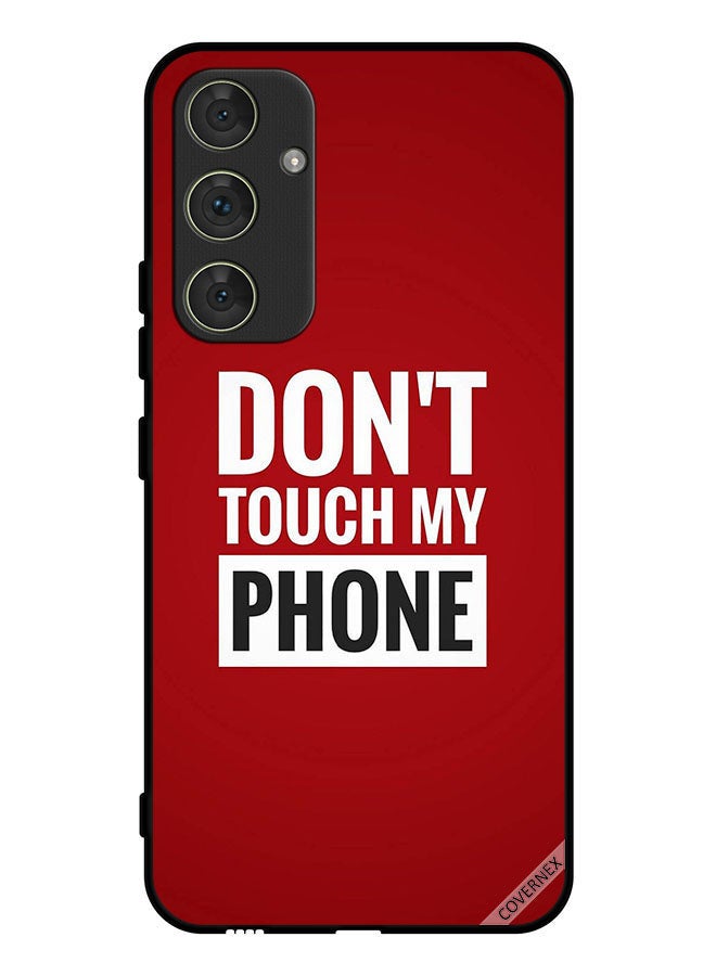 Covernex Protective Case Cover For Samsung Galaxy A54 Don't Touch My Phone - Image 1