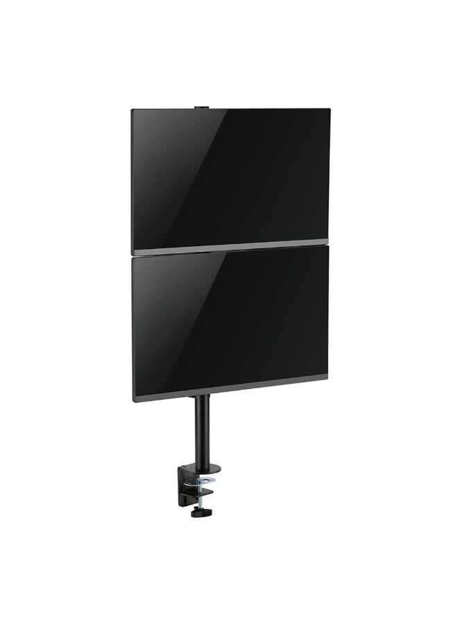 HAMOOD, Vertical Dual-Monitor Steel Articulating Monitor Mount For most 17”-32” monitors - Image 5