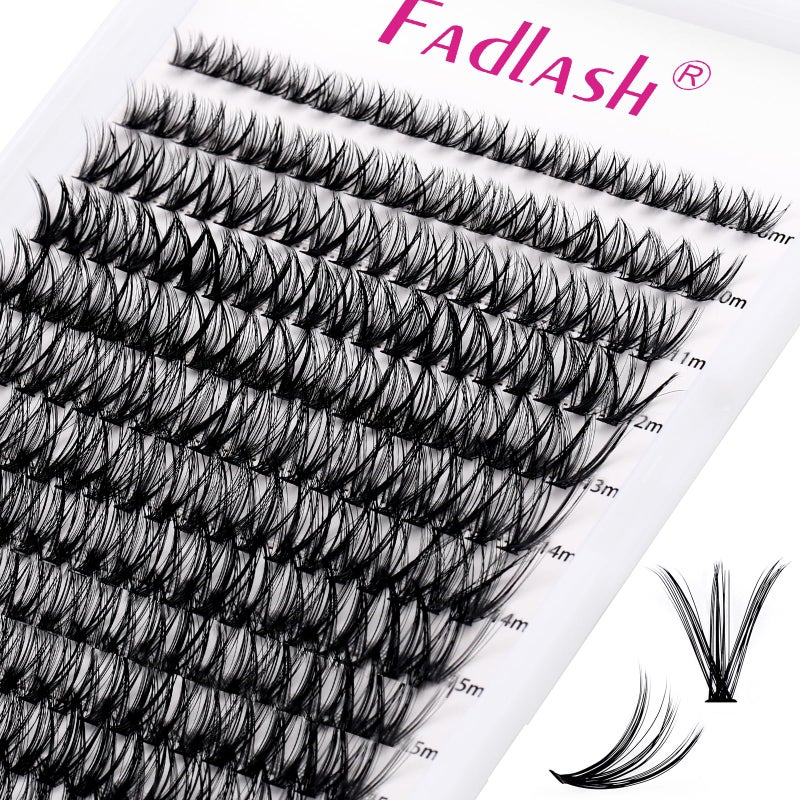 Lash Clusters Individual Lashes Cluster Mixed Tray D Curl Lash Clusters DIY Eyelash Extensions Individual Cluster Lashes Selfapplication at Home 40P007D816mm