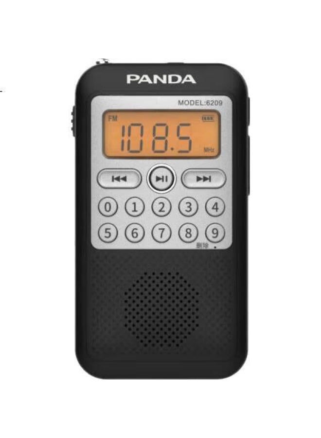 Panda Panda 6209 Mini Radio, Full Band Portable, Card-Insertable, Rechargeable, Semiconductor Stereo Broadcast For Elderly - Image 1