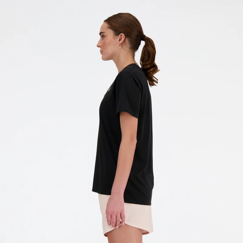 New Balance Black Women's Sport Essential T-Shirt for Women | Best Price UAE