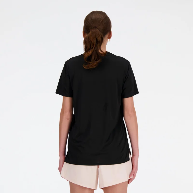 New Balance Black Women's Sport Essential T-Shirt for Women | Best Price UAE