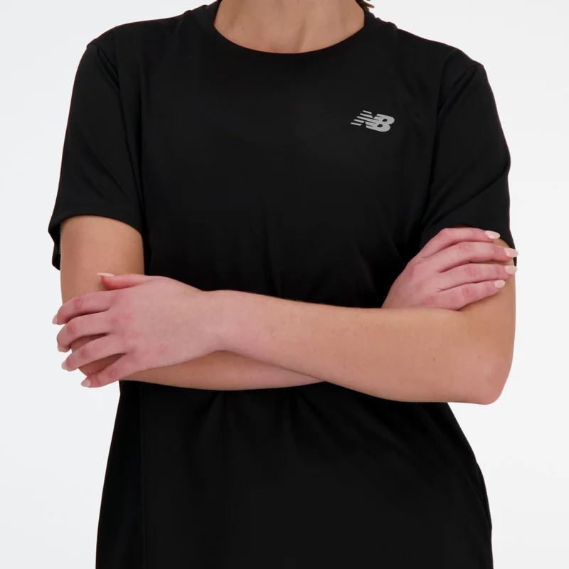 New Balance Black Women's Sport Essential T-Shirt for Women | Best Price UAE