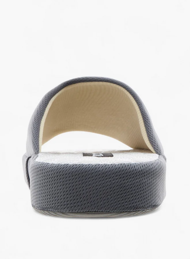 DUCHINI Men's Textured Bedroom Slippers