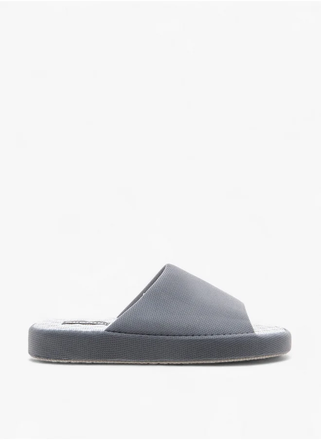 DUCHINI Men's Textured Bedroom Slippers