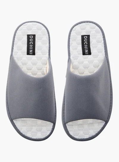 DUCHINI Men's Textured Bedroom Slippers