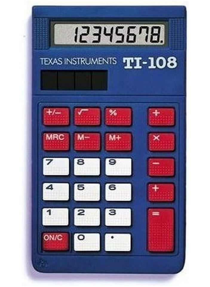 TEXAS INSTRUMENTS Texas Instruments TI-108 Solar Power Calculator/Teacher’s Kit (set of 10)  - Image 1