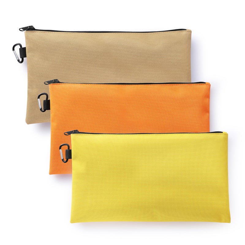 VRUIFA 3PCS Tool Pouches with Zipper Premium small Tool Bags Utility zipper Pouch for Organizers and Storage - Image 2