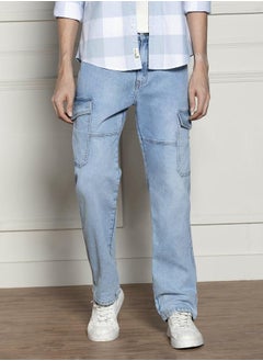 Dennis Lingo Men’s Light Blue Relaxed Fit Jeans  - Image 5