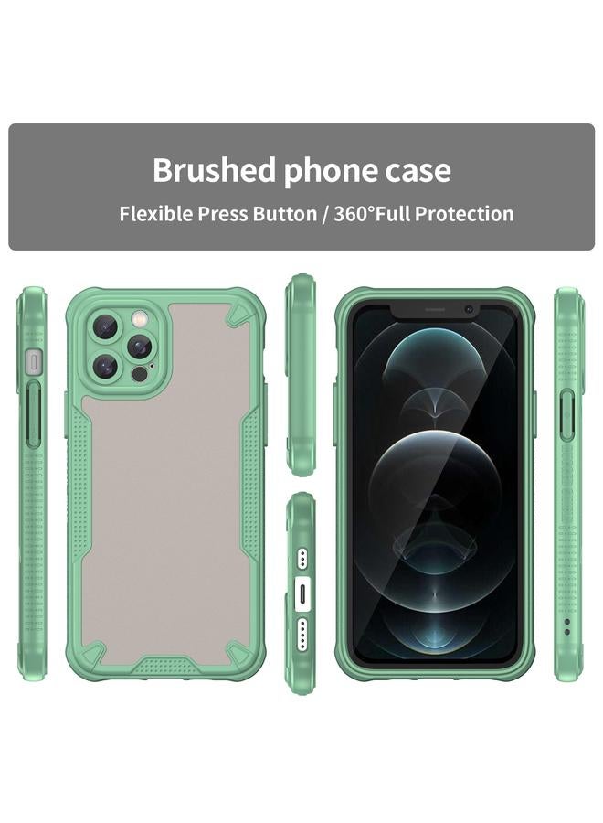 Zaboon Case For iPhone 12 Pro Armor Glaze PC Hybrid TPU Phone Case - Image 2