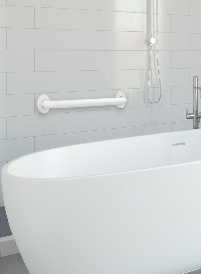 Tesuchan 16 Inch Grab Bars for Bathtubs and Showers White, Safety Shower Grab Bars for Seniors Elderly Handicapped, Handicap Grab Bars for Shower with Concealed Screws, Tesuchan - Image 5