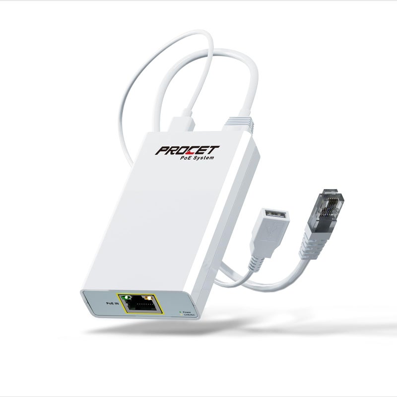 PROCET PoE System Gigabit PoE Splitter 5V 3A, PoE to USB Type A Female Port/PoE to USB C, IEEE 802.3at Compliant, for IP Camera/VoIP Phone/AP, B-PT-ATC-5V - Image 5