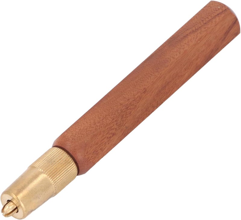 Mini Saw Handle Ergonomic Hand Saw Wood Handle with Sour Branch Wood and Brass Grip Anti Slip Surfaces Texture for Woodworking - Image 3