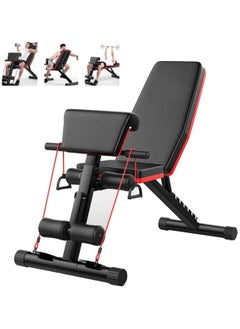 KUYING Dumbbell Stool Adjustable Weight Bench Home Training Gym Weight Lifting Bench Flat Incline Decline Multiuse Exercise Workout Bench Home Gym Exercise  - Image 1