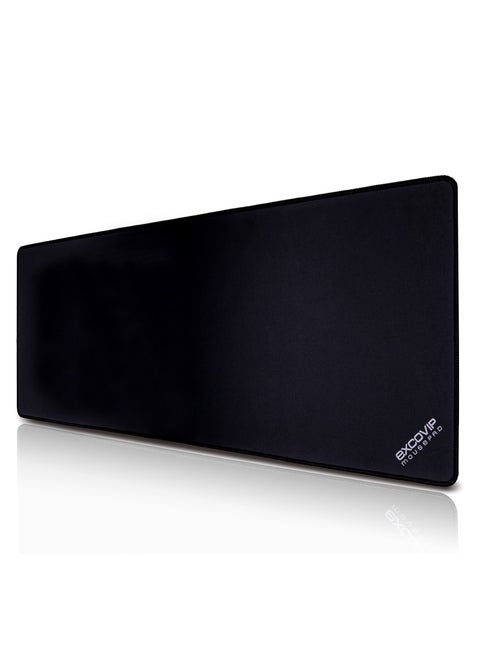 Large Gaming Mouse Pad, Long XXL Mousepad, Extended Cloth Mouse Pad/Desk Mat with Stitched Edges for Gamer, Office, Home, 900x300mm, Black