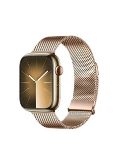 Replacement Strap For Apple Watch Series 3 38mm DUX DUCIS Milanese Pro Series Stainless Steel Watch Band Gold