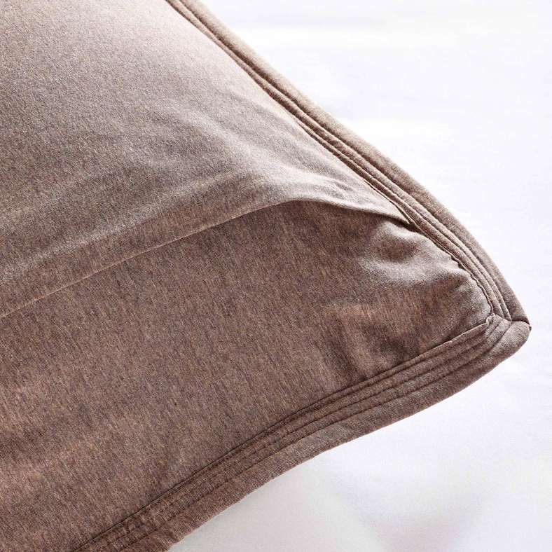 Pan Home طقم غطاء سرير مخمل سحاب - بني فاتح - Image 5